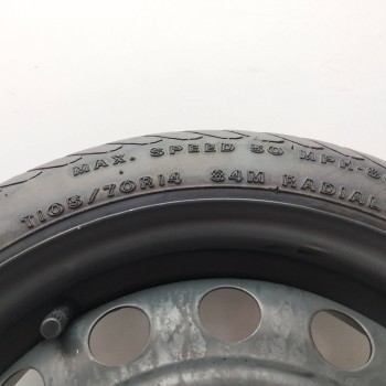 Recambio de neumatico repuesto para nissan micra (k12e) 1.2 cat referencia OEM IAM 40300AX677 14X4TFHX40 5H 5X100