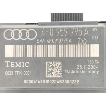 Recambio de modulo electronico para audi a6 berlina (4f2) 3.0 v6 24v tdi referencia OEM IAM 4F0959795A CONTROL DE PUERTA 