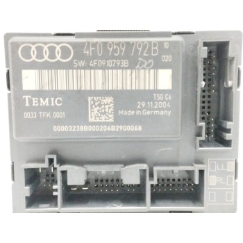 Recambio de modulo electronico para audi a6 berlina (4f2) 3.0 v6 24v tdi referencia OEM IAM 4F0959792B CONTROL DE PUERTA 