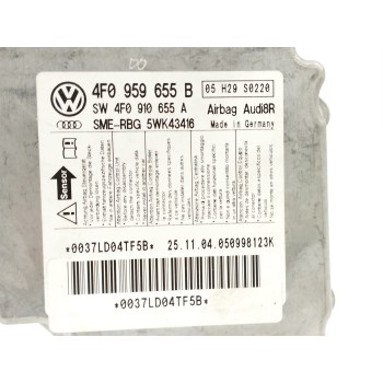 Recambio de centralita airbag para audi a6 berlina (4f2) 3.0 v6 24v tdi referencia OEM IAM 4F0959655B 5WK43516 