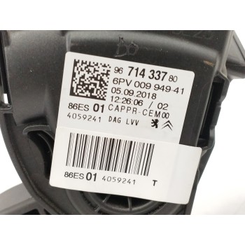 Recambio de potenciometro pedal para peugeot 2008 (--.2013) 1.5 blue-hdi referencia OEM IAM 9671433780 6PV00994941 