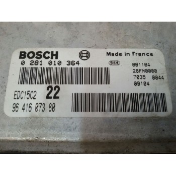 Recambio de centralita motor uce para citroën xantia berlina 2.0 hdi 90/110 attraction referencia OEM IAM 9641607380 0281010364 