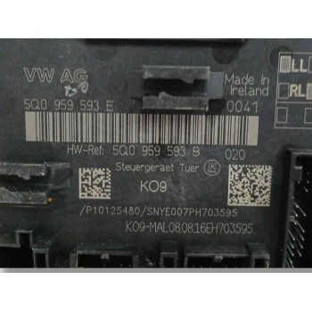 Recambio de modulo electronico para volkswagen passat b8 (3g2, cb2) 1.4 tsi 150 cv referencia OEM IAM 5Q0959592E 5Q0959592B 