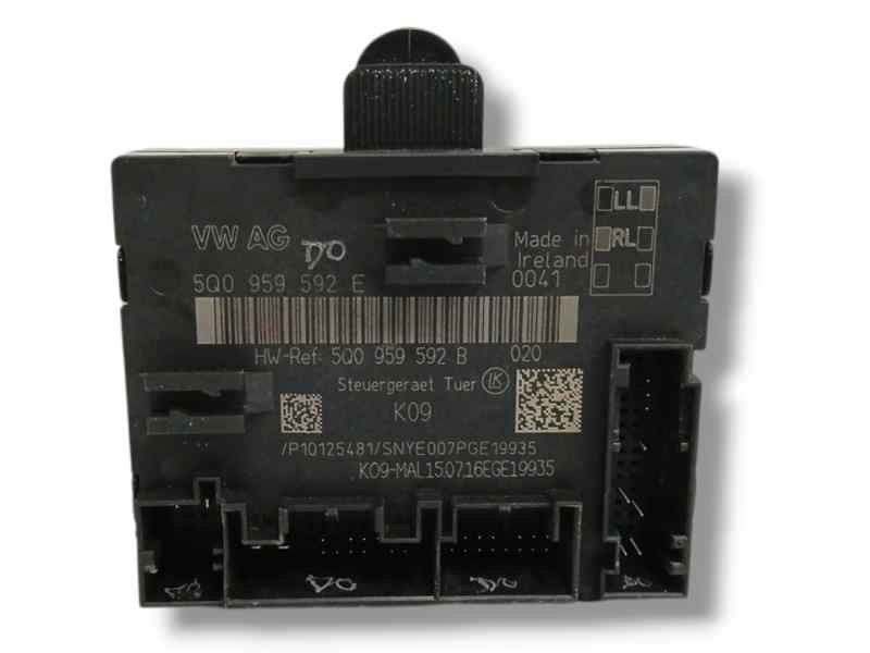 Recambio de modulo electronico para volkswagen passat b8 (3g2, cb2) 1.4 tsi 150 cv referencia OEM IAM 5Q0959593E 5Q0959593B Recambio de modulo electronico para volkswagen passat b8 (3g2, cb2) 1.4 tsi 150 cv referencia OEM IAM 5Q0959593E 5Q0959593B