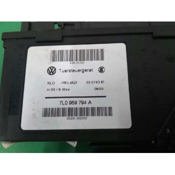 Recambio de motor elevalunas trasero derecho para volkswagen touareg (7la) tdi r5 referencia OEM IAM 7L0959704C  