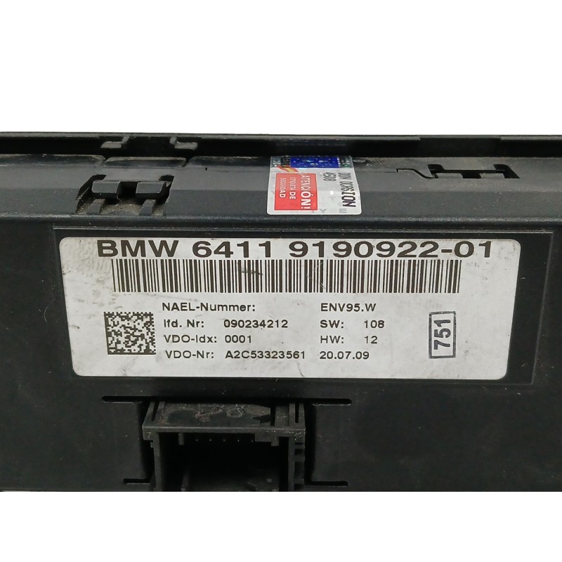 MANDO CALEFACCION / AIRE ACONDICIONADO