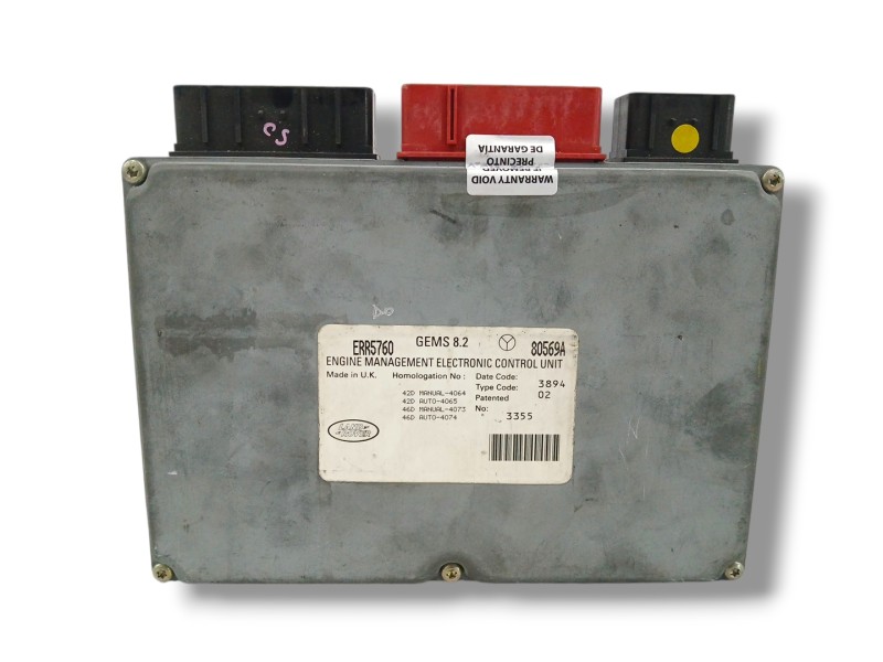 Recambio de centralita motor uce para land rover range rover (lp) hse (165kw) referencia OEM IAM ERR5760 80569A Recambio de centralita motor uce para land rover range rover (lp) hse (165kw) referencia OEM IAM ERR5760 80569A