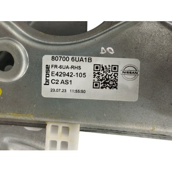 Recambio de elevalunas delantero derecho para nissan qashqai iii (j12) 1.3 dig-t referencia OEM IAM 807006UA1B 807506UA1B 