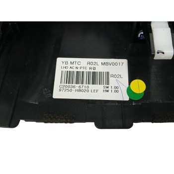 Recambio de mando calefaccion / aire acondicionado para kia rio iv (yb, sc, fb) 1.0 t-gdi 100 referencia OEM IAM 97250H8020  