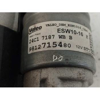 Recambio de motor arranque para opel mokka 1.2 (76) referencia OEM IAM 9812715480  