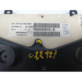 Recambio de cuadro instrumentos para renault master ii ph. 2 pritsche/fgst 2.5 diesel referencia OEM IAM 8200359415E  