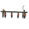 Recambio de rampa inyectora para chevrolet kalos 1.2 cat referencia OEM IAM 96325255  