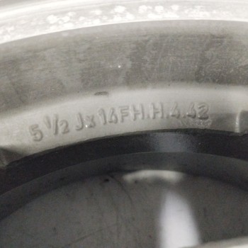 Recambio de llanta para renault fuego 2.0 referencia OEM IAM 14149561 5,5JX14FHH442 4H 4X100