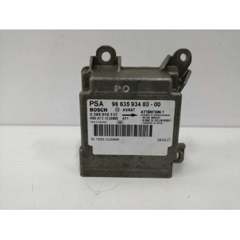 Recambio de centralita airbag para peugeot 207 sw confort referencia OEM IAM 9663593480 0285010112 