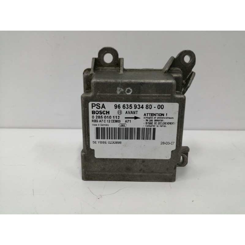 Recambio de centralita airbag para peugeot 207 sw confort referencia OEM IAM 9663593480 0285010112 