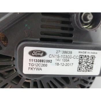 Recambio de alternador para ford ka+ 1.2 ti-vct cat referencia OEM IAM CN1510300CC TG12C266 120A