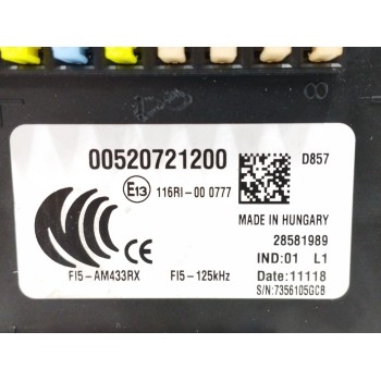 Recambio de caja reles / fusibles para fiat tipo ii (357) fam 1.6 jtdm 16v referencia OEM IAM 00520721200  