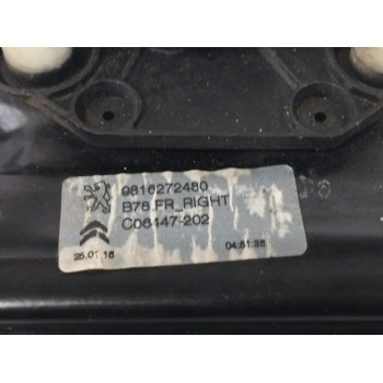 Recambio de elevalunas delantero derecho para citroën c4 picasso 1.6 blue-hdi fap referencia OEM IAM 9816272480 9816271180 