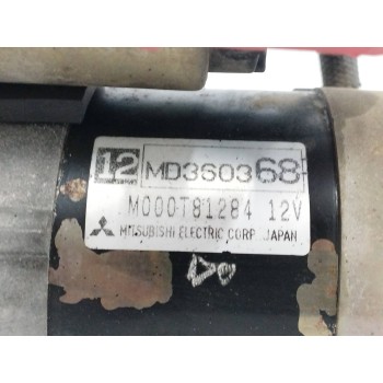 Recambio de motor arranque para mitsubishi space star (dg0) 1.8 gdi cat referencia OEM IAM MD360368 M000T81284 