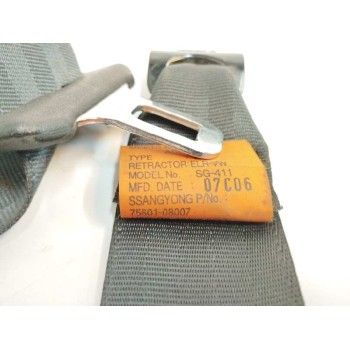 Recambio de cinturon seguridad trasero derecho para ssangyong rexton / rexton ii (gab_) 2.7 xdi referencia OEM IAM 7560108007  