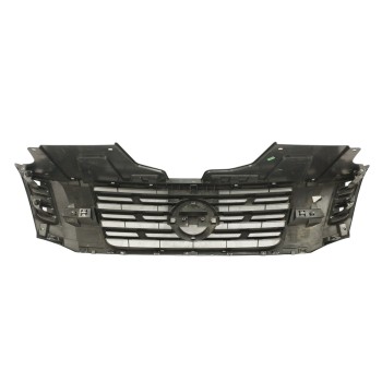 Recambio de rejilla delantera para nissan np300 pick-up (d23) referencia OEM IAM 623104KJ1C PLATA 