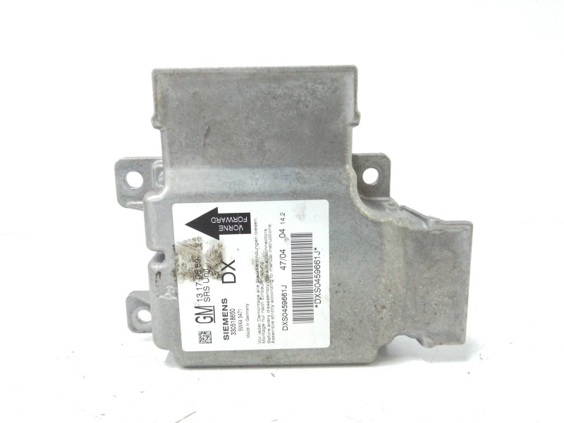 Recambio de centralita airbag para opel vectra c berlina 1.9 cdti referencia OEM IAM 13170589 330518650 