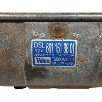 Recambio de motor arranque para ssangyong rexton 2.7 turbodiesel cat referencia OEM IAM 6611513801 TM000A34001 