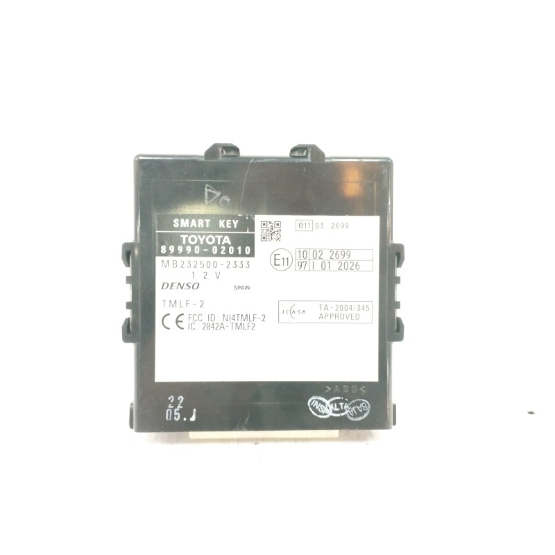 Recambio de modulo electronico para toyota auris 2.2 d-cat referencia OEM IAM 8999002010 MB2325002333 