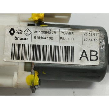 Recambio de elevalunas trasero derecho para renault latitude 2.0 dci diesel fap referencia OEM IAM 827309407R  