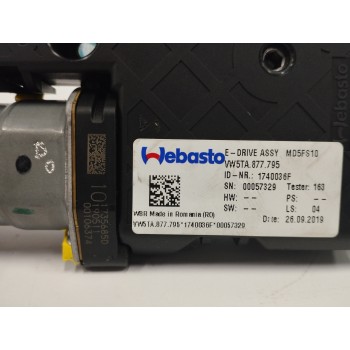 Recambio de motor techo electrico para volkswagen polo gti referencia OEM IAM 5TA877795  