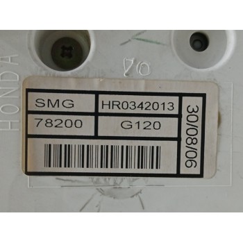 Recambio de cuadro instrumentos para honda civic berlina 5 (fk) 1.8 vtec cat referencia OEM IAM 78200G120 HR0342013 