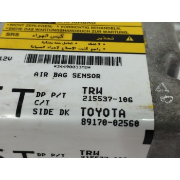 Recambio de centralita airbag para toyota auris 2.2 d-cat referencia OEM IAM 8917002560 215537106 