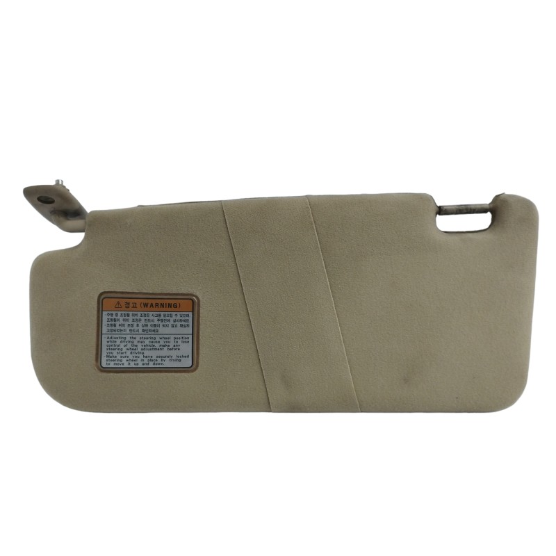 Recambio de parasol izquierdo para ssangyong rodius 2.7 turbodiesel cat referencia OEM IAM Recambio de parasol izquierdo para ssangyong rodius 2.7 turbodiesel cat referencia OEM IAM