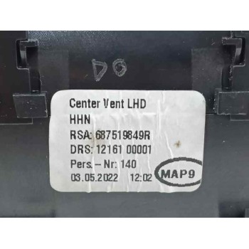 Recambio de rejilla aireadora para renault megane e-tech suv ev40 (bnj2) referencia OEM IAM 687519849R DELANTERA DERECHA 