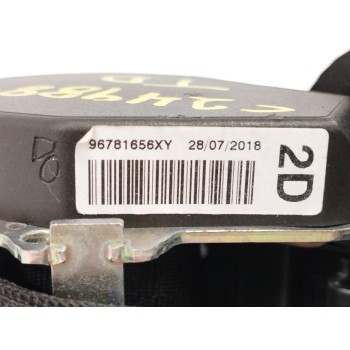 Recambio de cinturon seguridad trasero derecho para peugeot 2008 (--.2013) 1.5 blue-hdi referencia OEM IAM 96781656XY  