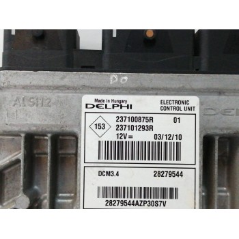 Recambio de centralita motor uce para renault clio iii 1.5 dci diesel fap referencia OEM IAM 237100875R 237101293R 28279544