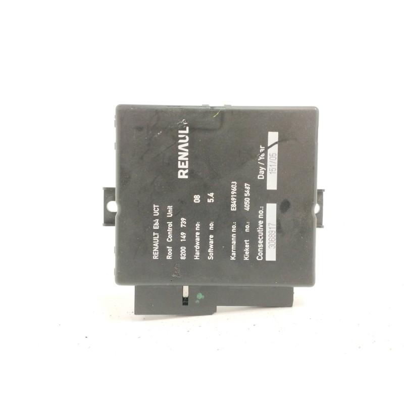 Recambio de modulo electronico para renault megane ii coupe/cabrio 1.6 16v referencia OEM IAM 8200149739  