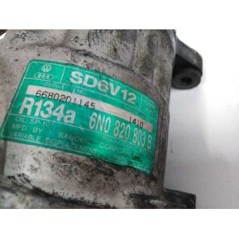 Recambio de compresor aire acondicionado para volkswagen polo berlina (6n2) 1.4 16v referencia OEM IAM 6N0820803B 1410 SD6V12