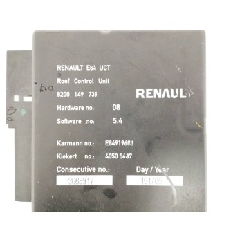 Recambio de modulo electronico para renault megane ii coupe/cabrio 1.6 16v referencia OEM IAM 8200149739  