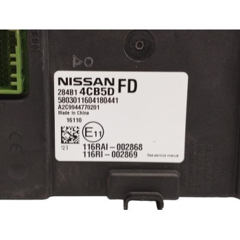 Recambio de modulo electronico para nissan x-trail (t32) 1.6 dci turbodiesel cat referencia OEM IAM 284B14CB5D A2C9944770201 