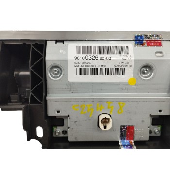 Recambio de pantalla multifuncion para peugeot 5008 1.2 12v e-thp referencia OEM IAM 9810032680  