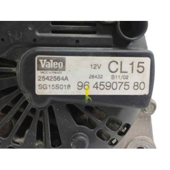 Recambio de alternador para peugeot 307 (s1) 2.0 hdi fap cat referencia OEM IAM 9645907580 CL15 2542564A