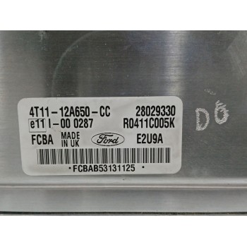 Recambio de centralita motor uce para ford transit connect (tc7) furg. referencia OEM IAM 4T1112A650CC  