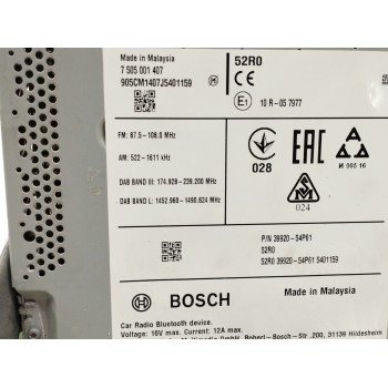 Recambio de sistema navegacion gps para suzuki vitara 1.0 12v boosterjet cat referencia OEM IAM 3992054P61 OBSERVAR FOTO 7505001