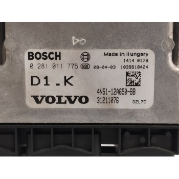 Recambio de centralita motor uce para volvo c30 1.6 diesel cat referencia OEM IAM 31211076 4N5112A650BB 0281011775