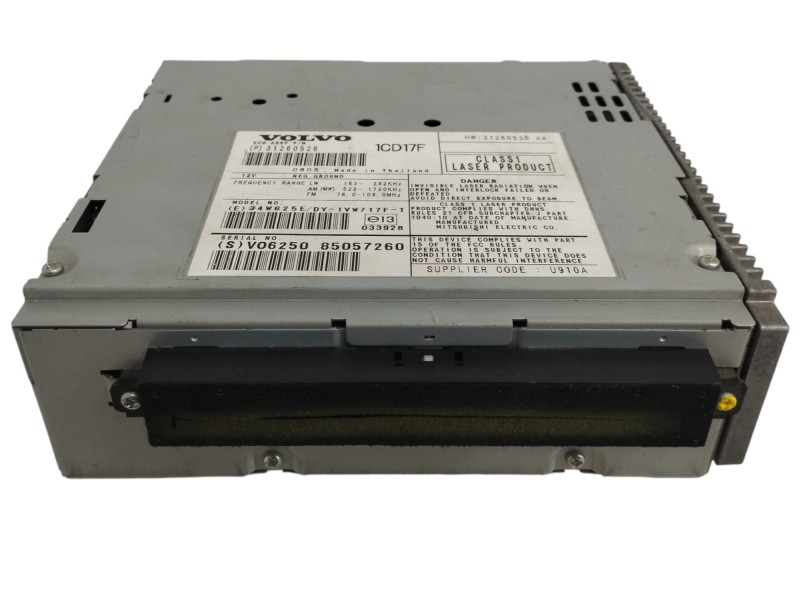 Recambio de sistema audio / radio cd para volvo c30 1.6 diesel cat referencia OEM IAM 31260526  