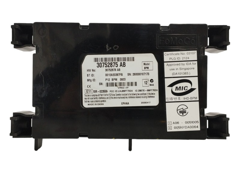 Recambio de modulo electronico para volvo c30 1.6 diesel cat referencia OEM IAM 30752875  