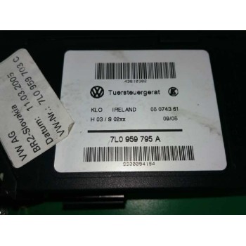 Recambio de motor elevalunas trasero izquierdo para volkswagen touareg (7la) tdi r5 referencia OEM IAM 7L0959703C  