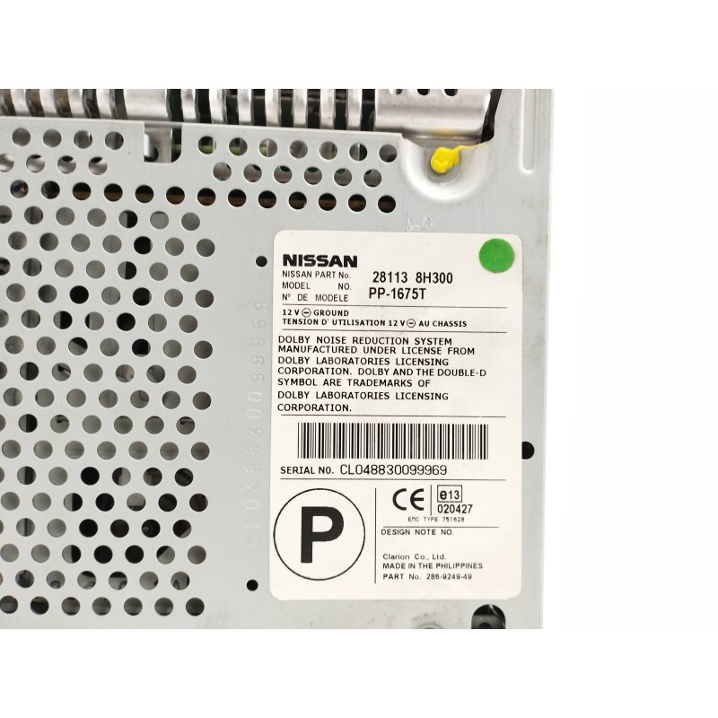 SISTEMA AUDIO / RADIO CD