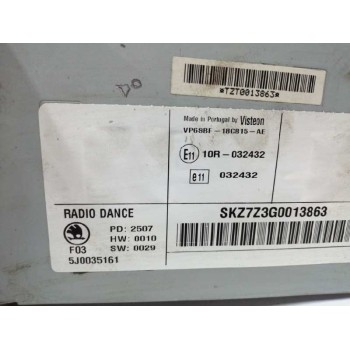 Recambio de sistema audio / radio cd para skoda roomster (5j7) 1.4 16v referencia OEM IAM 5J0035161 10R032432 